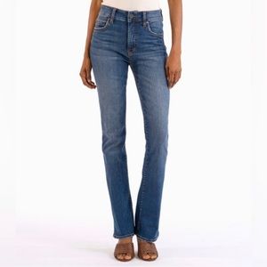 - Kut from the Kloth mid rise jeans medium wash boot cut size 8
